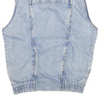 JOVANNI Mens Blue Denim Button Jacket S Cotton Casual Vintage Style