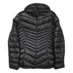 BLAUER Womens Black Quilted Puffer Jacket S Polyester Blend Zip Lightweight