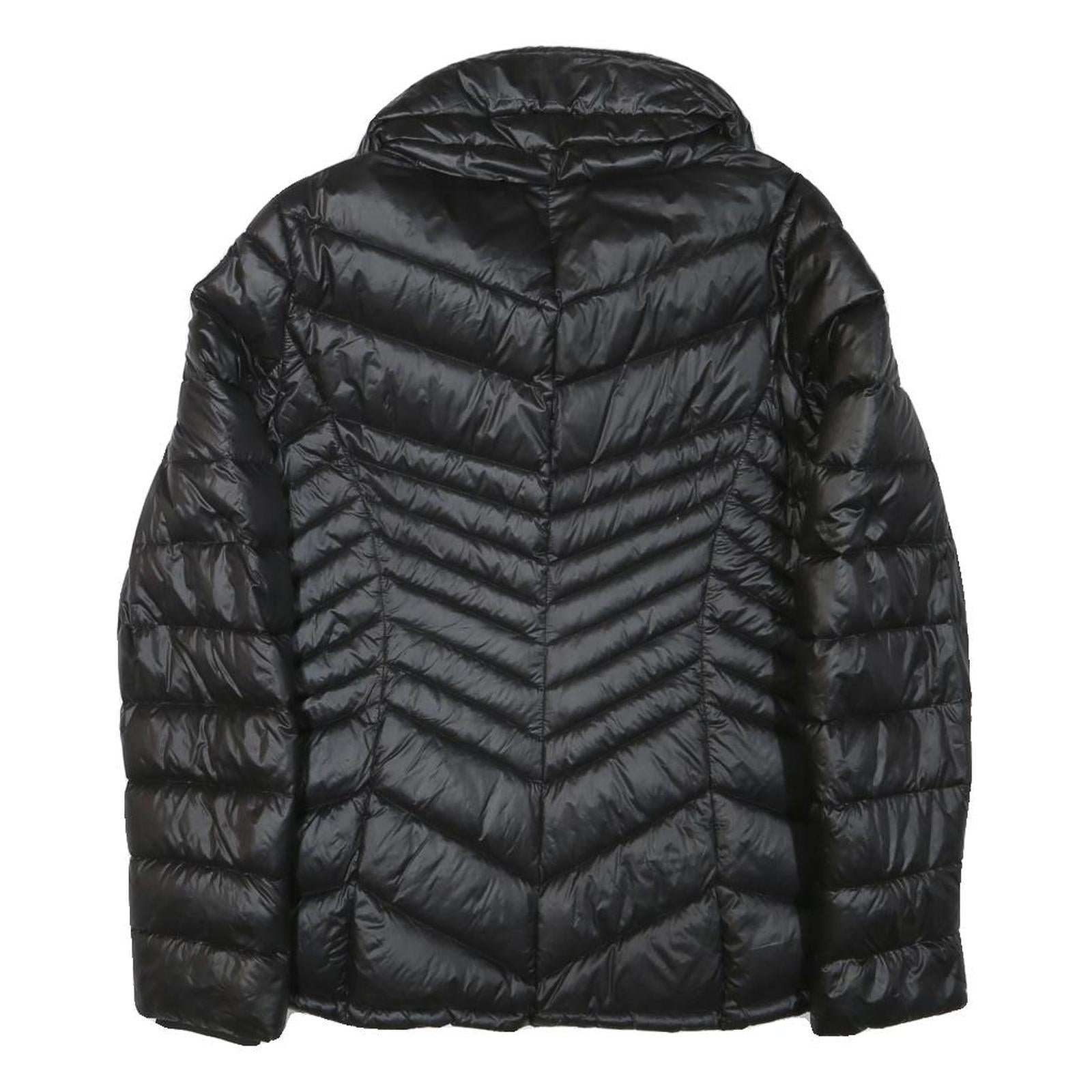BLAUER Womens Black Quilted Puffer Jacket S Polyester Blend Zip Lightweight