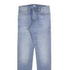 CARHARTT Mens Slim Jeans Blue Denim W28 L32 Zip Cotton Blend Casual Fashion