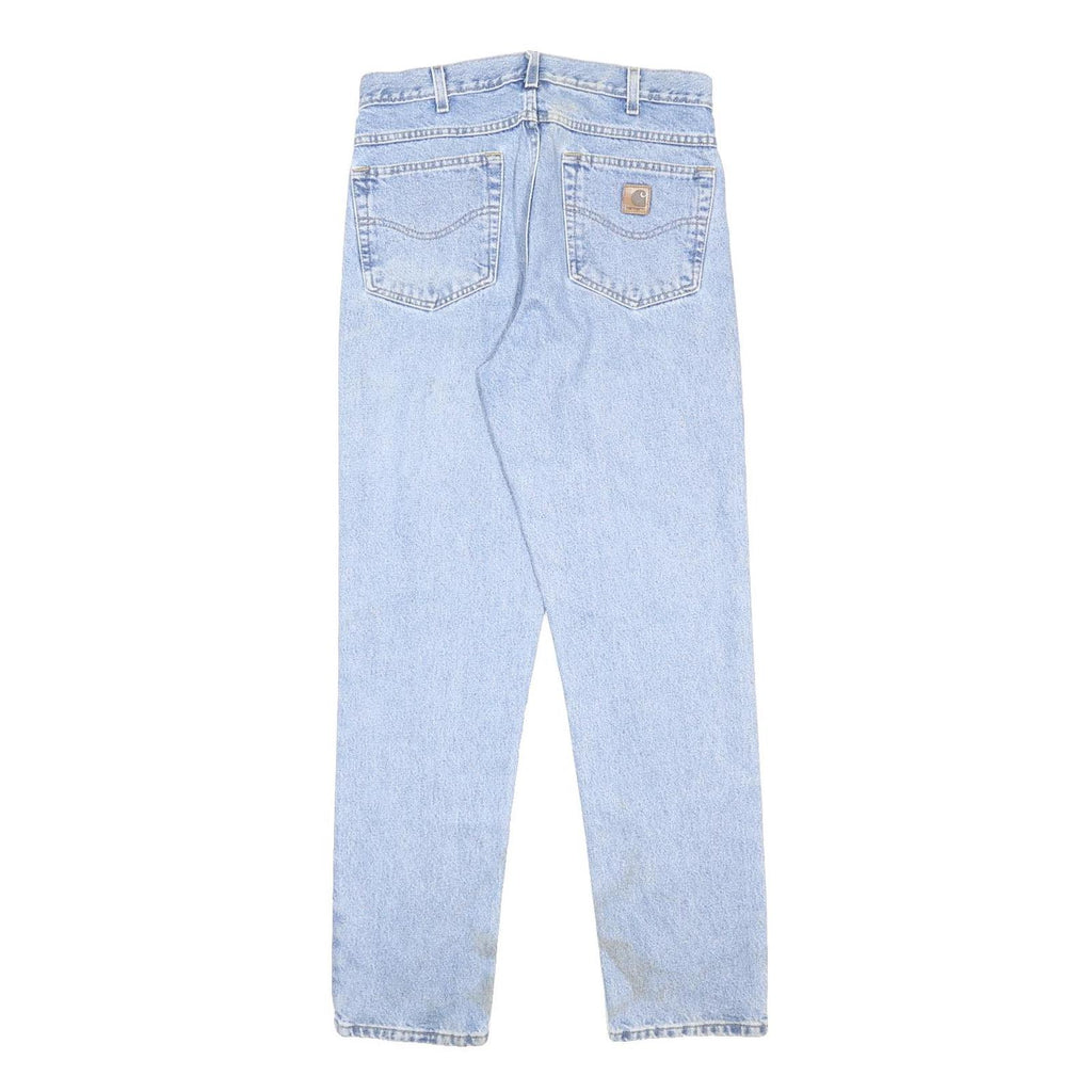 CARHARTT Mens Jeans Blue Regular Straight Denim Light W32 L32 Workwear