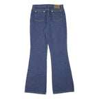 Calvin Klein Womens Regular Fit Flared Denim Blue W27 L29 Classic Zip Jeans