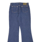 Calvin Klein Womens Regular Fit Flared Denim Blue W27 L29 Classic Zip Jeans