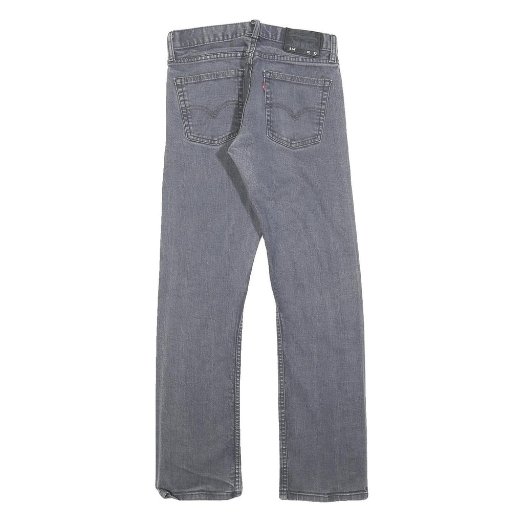 LEVI'S 514 Classic Mens Jeans Blue Classic Straight Denim Medium W30 L32 Zip