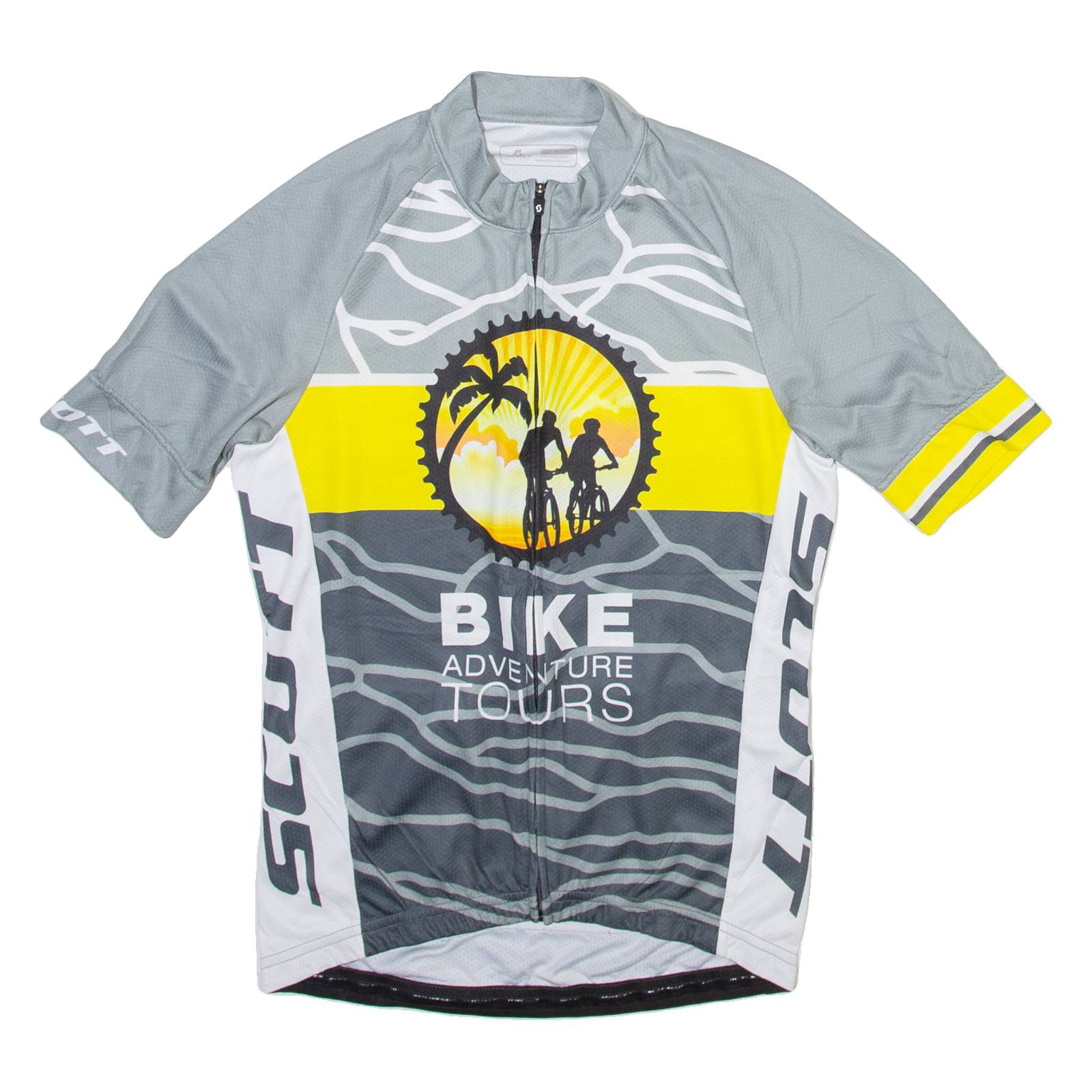 SCHOTT Full Zip Mens Jersey Grey S