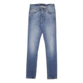 NUDIE JEANS Mens Slim Blue Denim Light W27 L32 Zip Pocket Casual Jeans