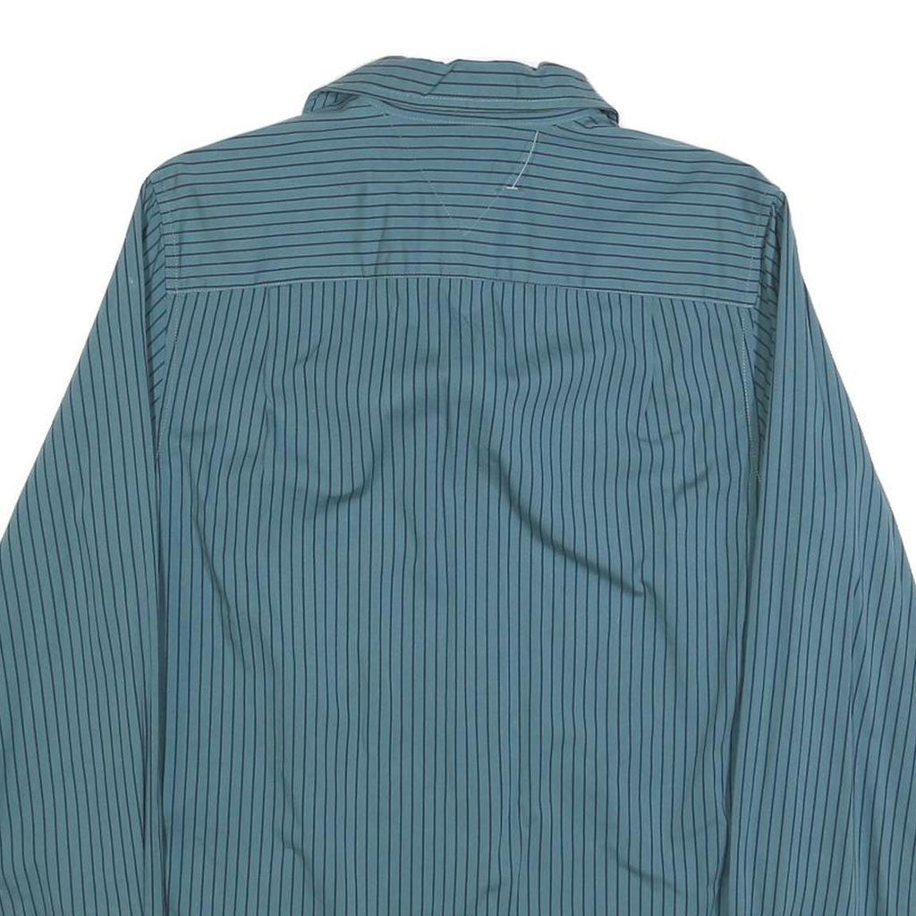 TOMMY HILFIGER Mens Blue Striped Shirt XS Classic Button Down Casual