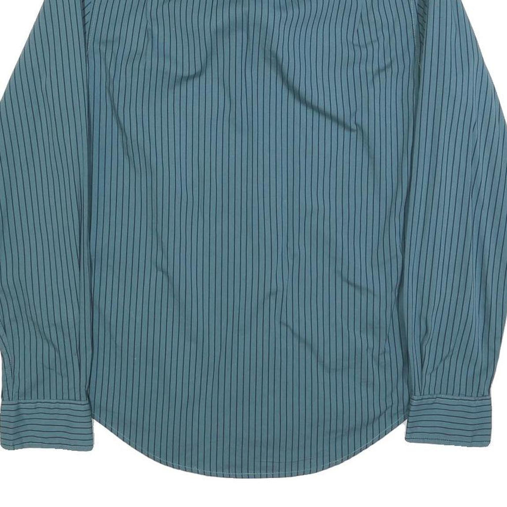 TOMMY HILFIGER Mens Blue Striped Shirt XS Classic Button Down Casual