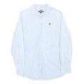 TOMMY HILFIGER Womens Blue Shirt L Cotton Long Sleeve Casual Button Up