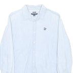 TOMMY HILFIGER Womens Blue Shirt L Cotton Long Sleeve Casual Button Up