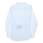 TOMMY HILFIGER Womens Blue Shirt L Cotton Long Sleeve Casual Button Up