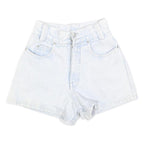 NUOVO Womens Shorts Blue Denim XXS W22 High Waist Casual Summer
