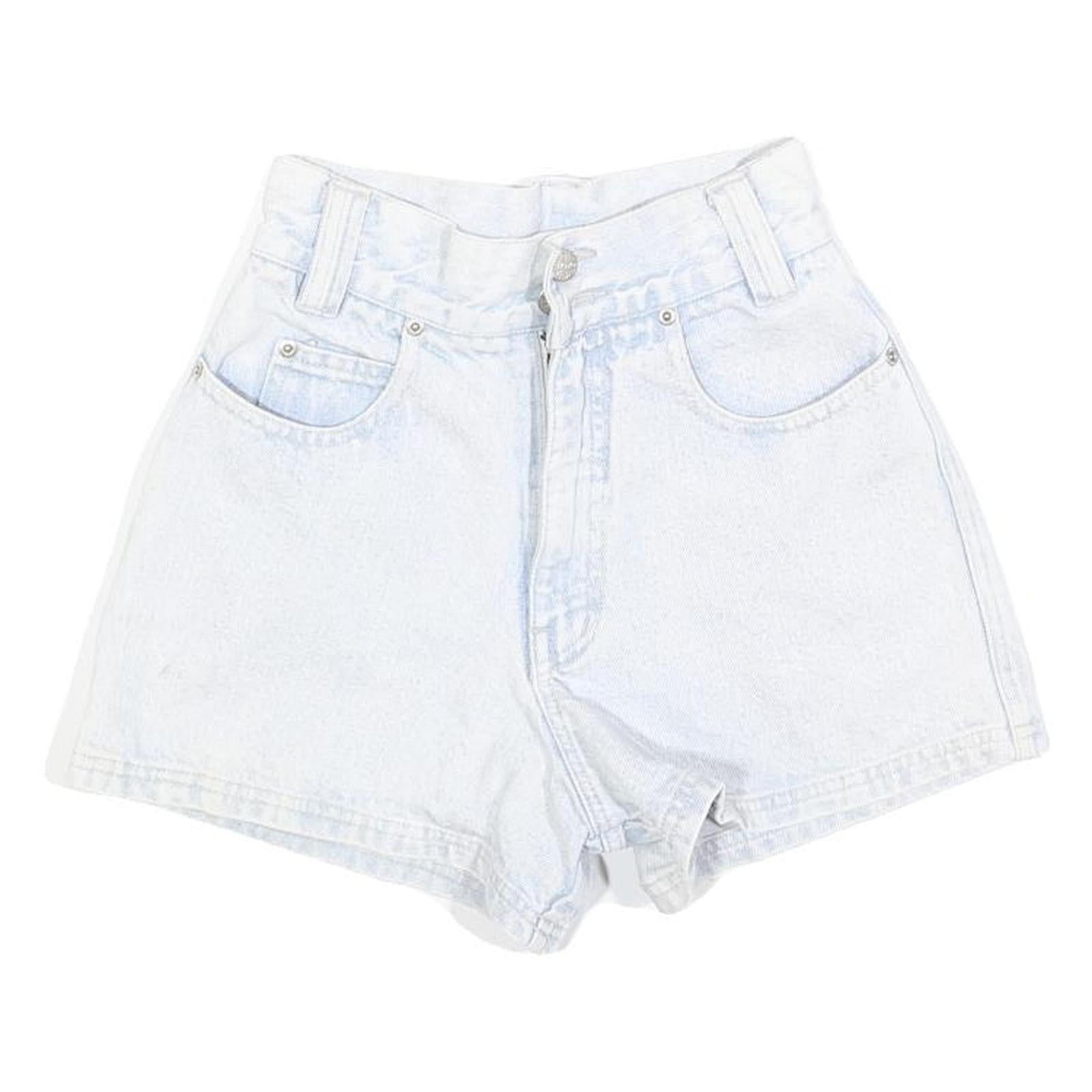 NUOVO Womens Shorts Blue Denim XXS W22 High Waist Casual Summer