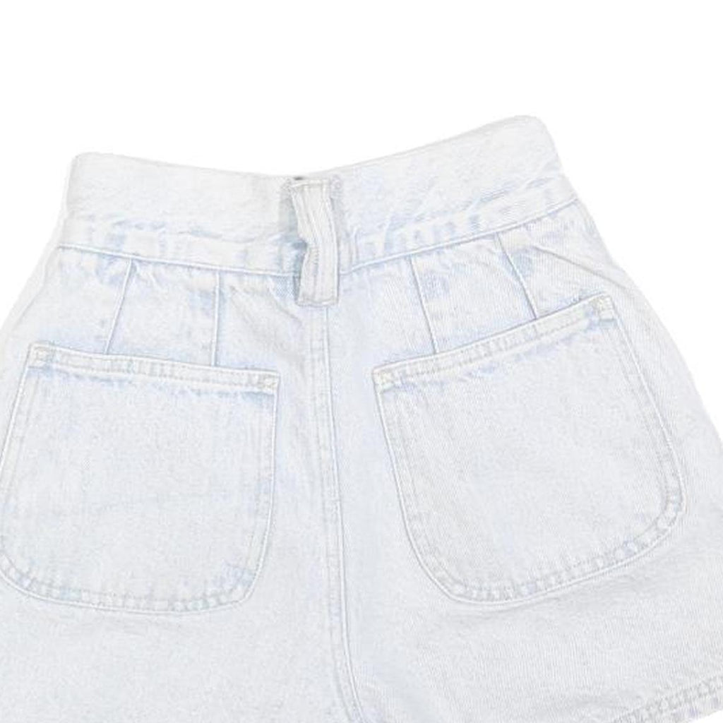 NUOVO Womens Shorts Blue Denim XXS W22 High Waist Casual Summer