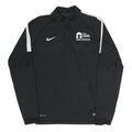 NIKE Mens Black & White City College Norwich Public Services 1/4 Zip L