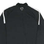 NIKE Mens Black & White City College Norwich Public Services 1/4 Zip L