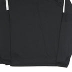 NIKE Mens Black & White City College Norwich Public Services 1/4 Zip L