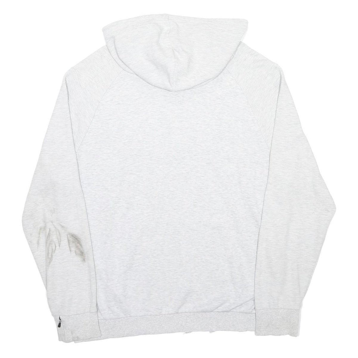 HUGO BOSS Mens Light Grey Cotton Blend Pullover Hoodie 2XL BOSS Logo
