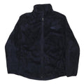 THE NORTH FACE Womens Navy Blue Jacket 2XL Polyester Zip Fleece Casual Outerwear