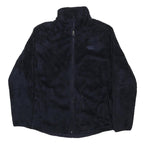 THE NORTH FACE Womens Navy Blue Jacket 2XL Polyester Zip Fleece Casual Outerwear