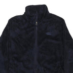 THE NORTH FACE Womens Navy Blue Jacket 2XL Polyester Zip Fleece Casual Outerwear