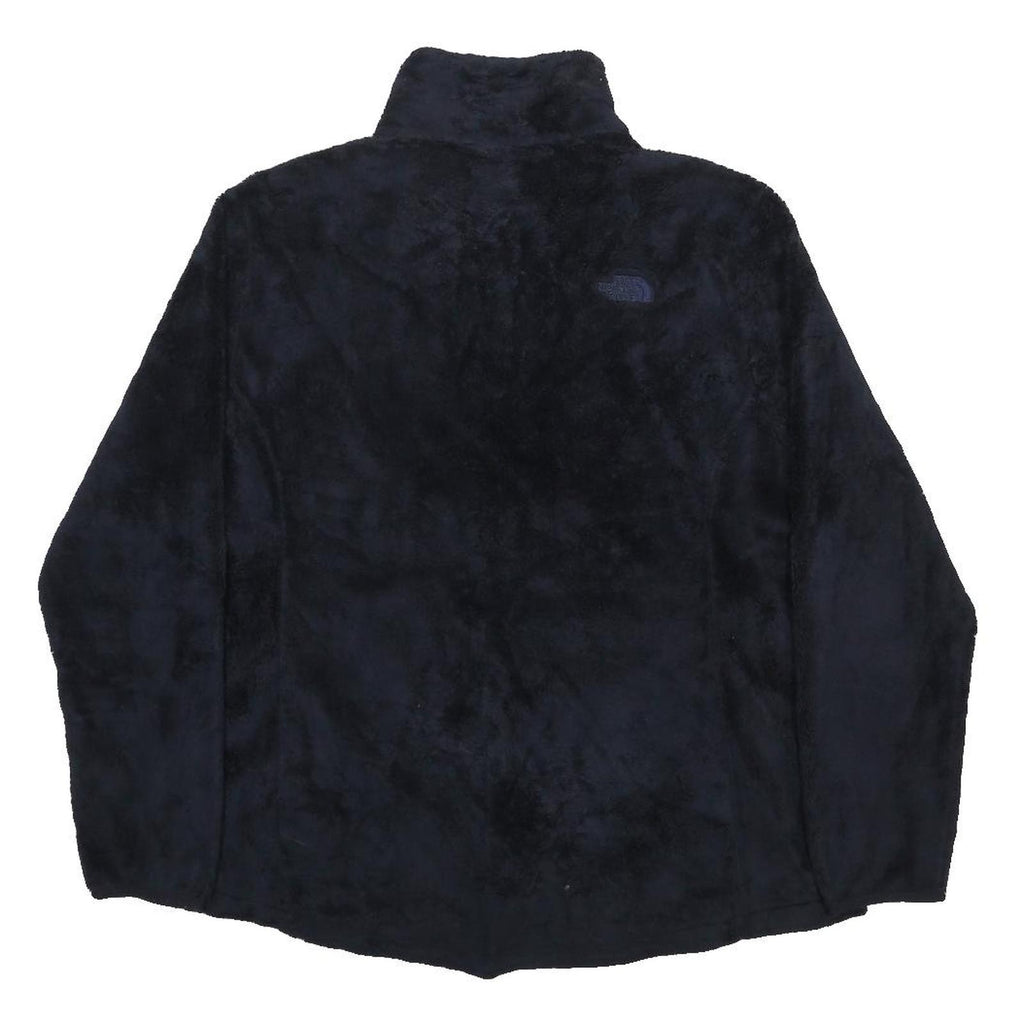 THE NORTH FACE Womens Navy Blue Jacket 2XL Polyester Zip Fleece Casual Outerwear