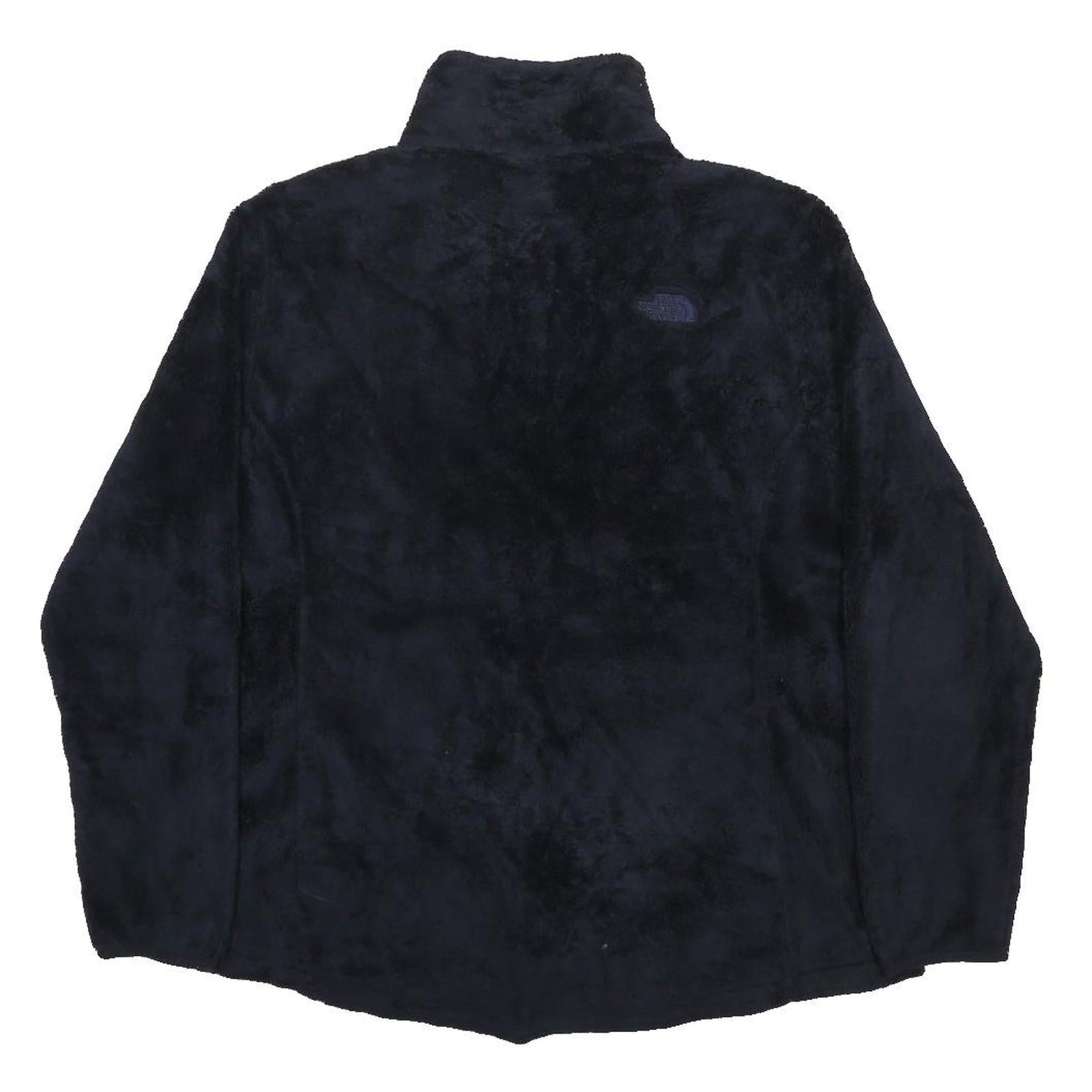 THE NORTH FACE Womens Navy Blue Jacket 2XL Polyester Zip Fleece Casual Outerwear