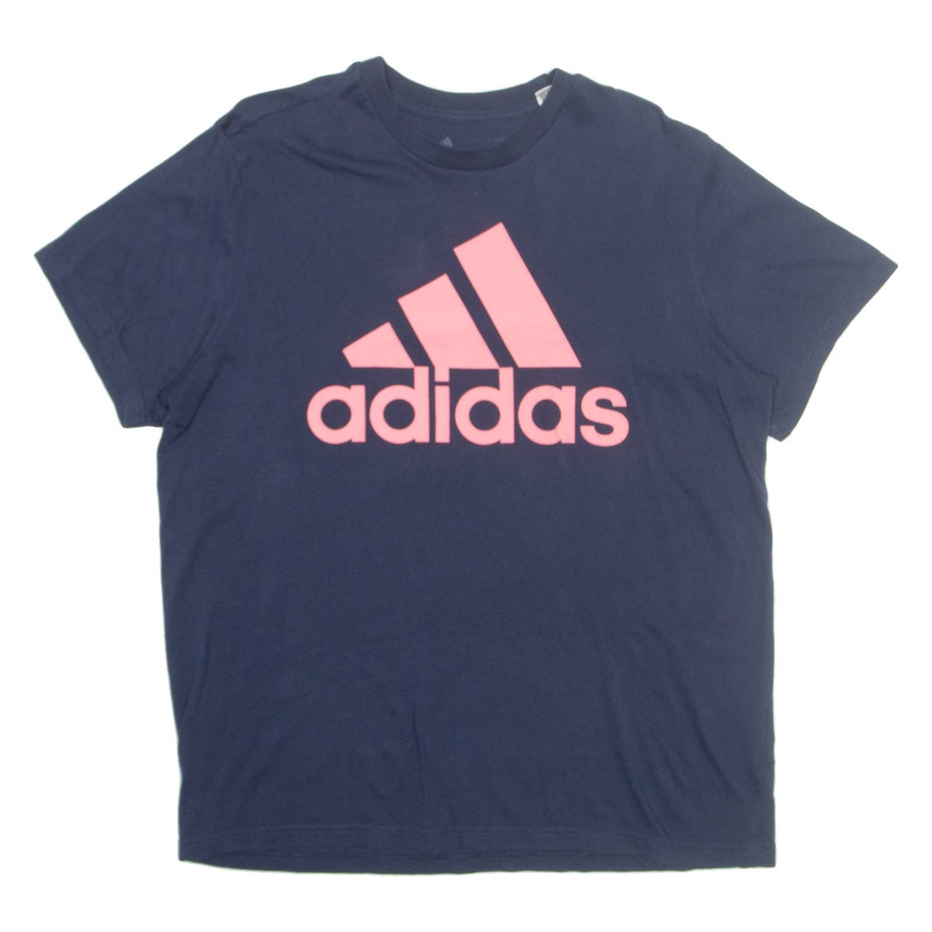 ADIDAS Mens T-Shirt Blue L