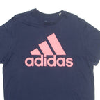 ADIDAS Mens T-Shirt Blue L