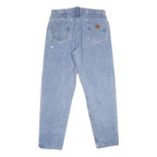 CARHARTT Mens Jeans Blue Relaxed Straight Denim Medium W38 L34 Workwear