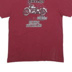 HARLEY DAVIDSON Mens Maroon Graphic T-Shirt L Short Sleeve Crew Neck Bächli