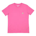CARHARTT Womens Pink Pocket T-Shirt M Short Sleeve Crew Neck Cotton Blend Casual