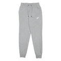 NIKE Womens Joggers Grey XS W24 L26 Slim Tapered Cotton Blend Comfort Casual