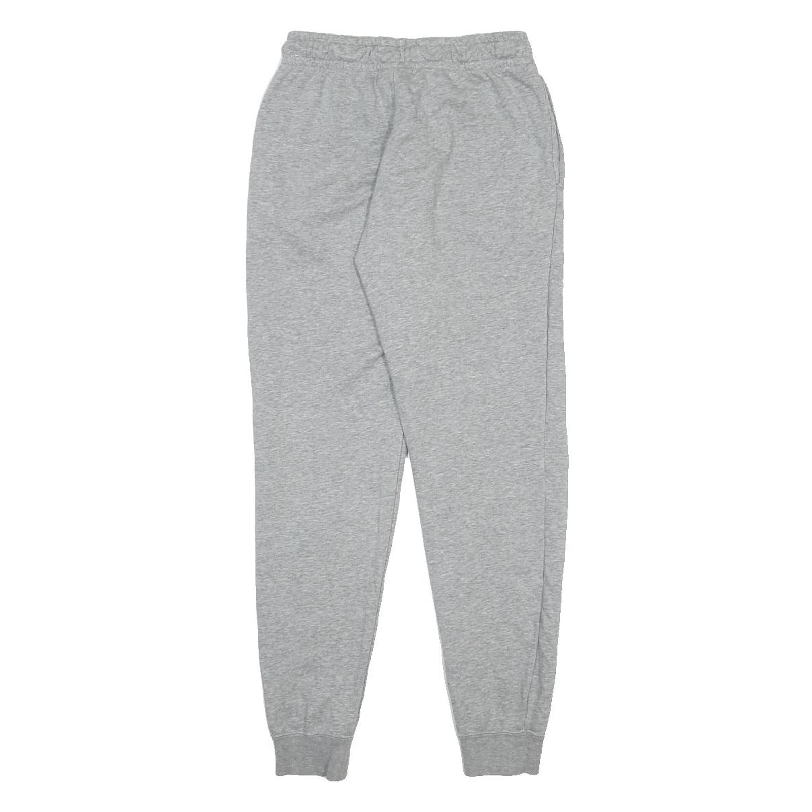 NIKE Womens Joggers Grey XS W24 L26 Slim Tapered Cotton Blend Comfort Casual