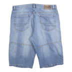 MANS WORLD Mens Shorts Blue Denim Casual XL W38 Cotton Blend Comfortable Classic
