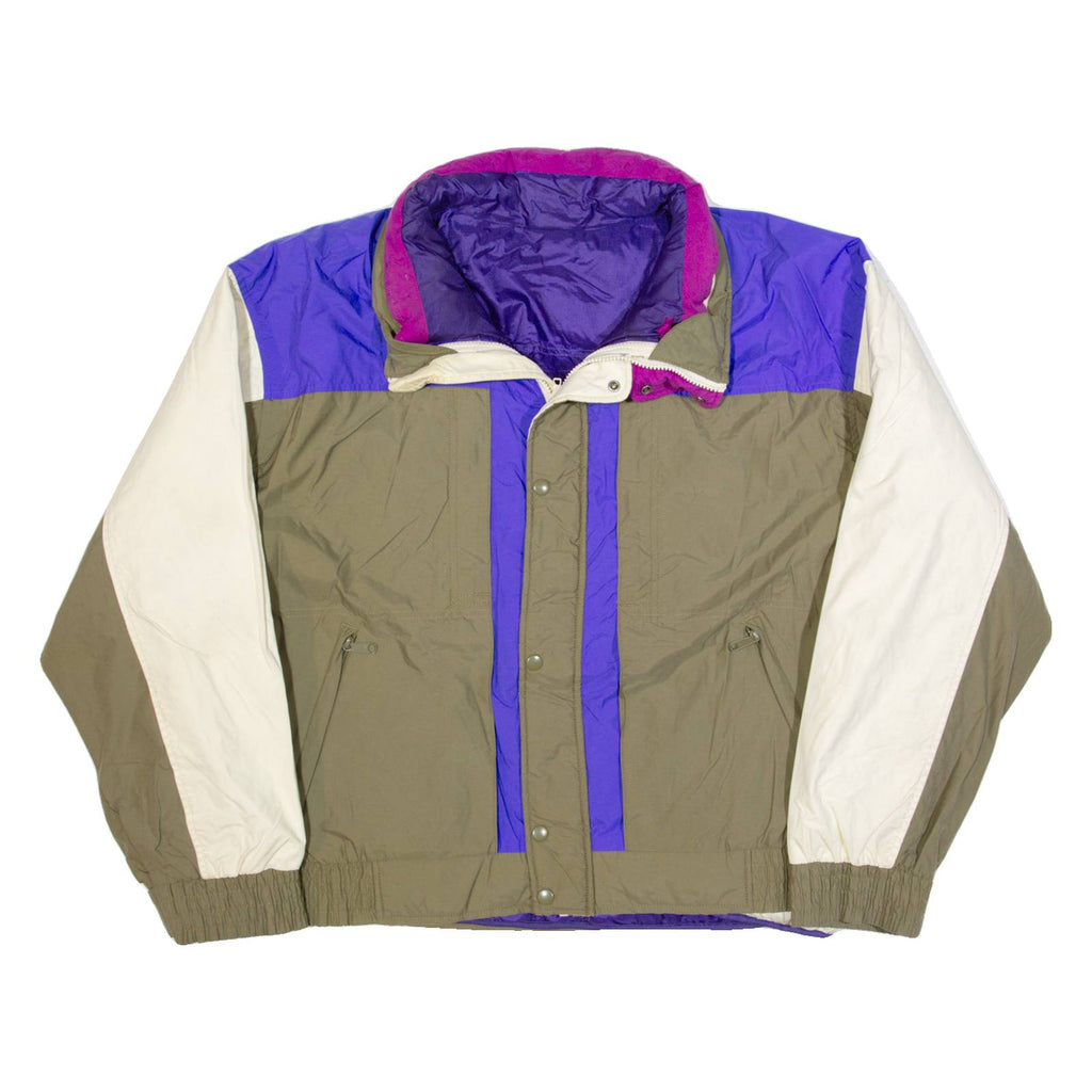 WOOLRICH Mens Jacket Green Colourblock XL