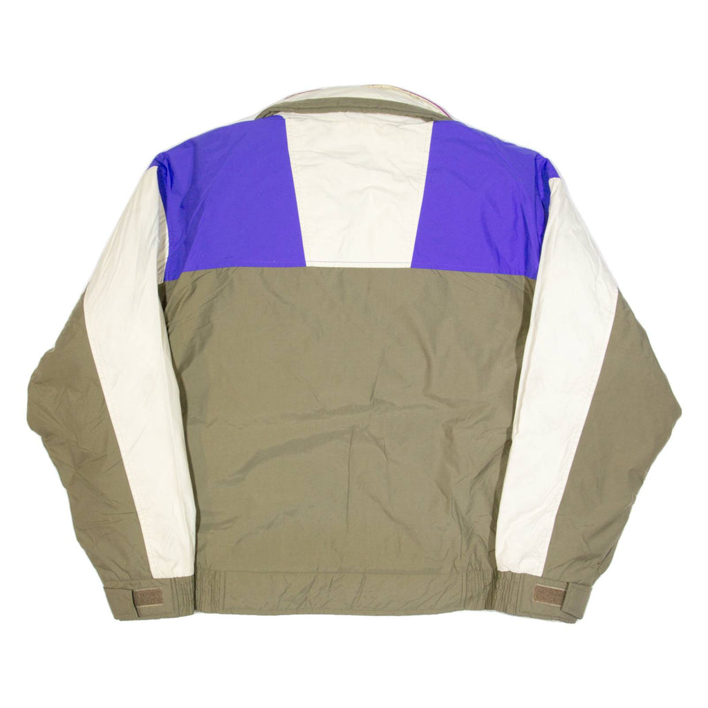 WOOLRICH Mens Jacket Green Colourblock XL