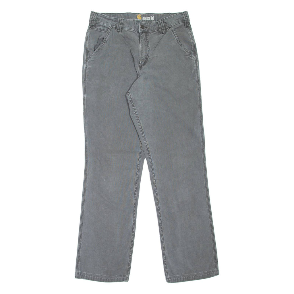 CARHARTT Workwear Mens Trousers Grey Relaxed Tapered W32 L32