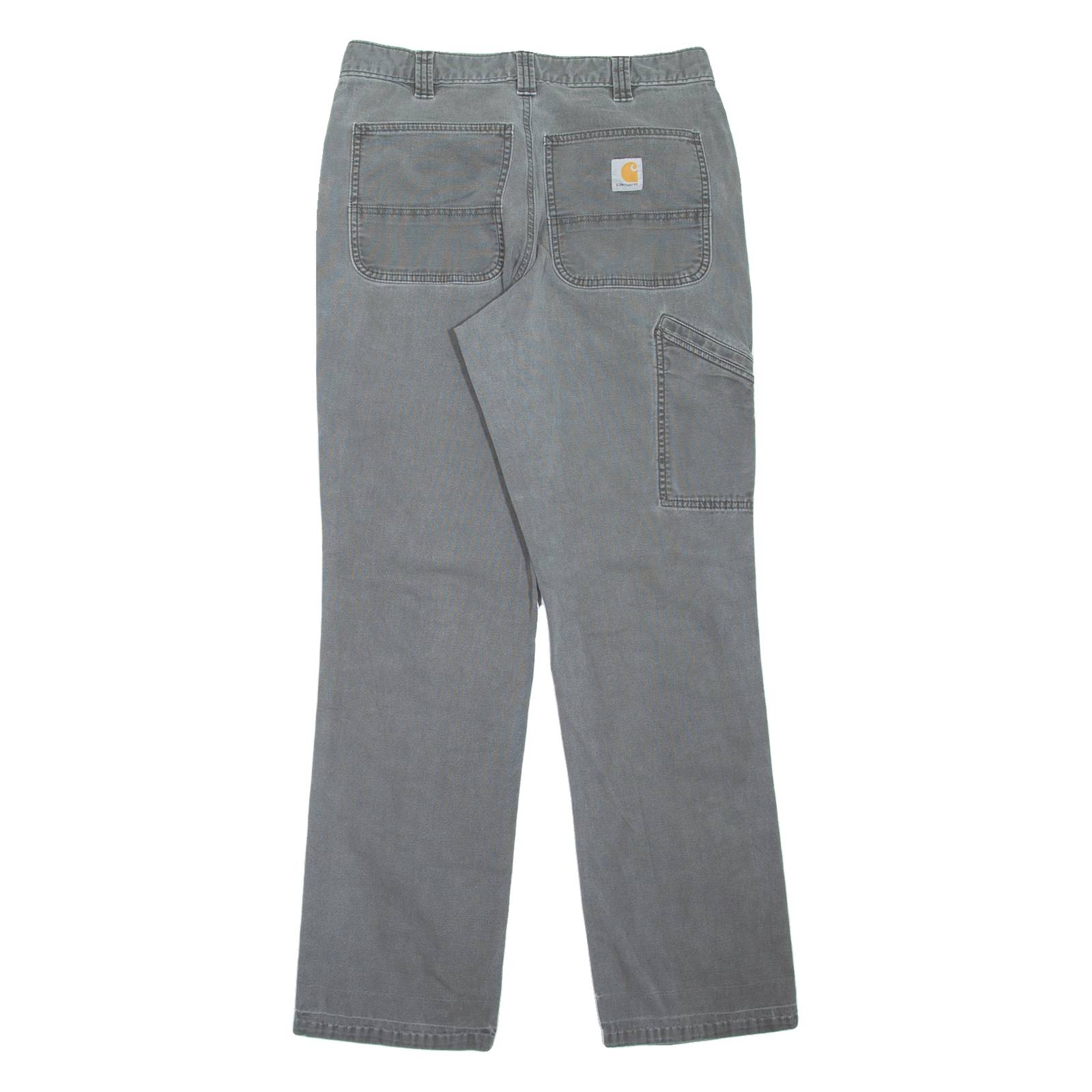 CARHARTT Workwear Mens Trousers Grey Relaxed Tapered W32 L32
