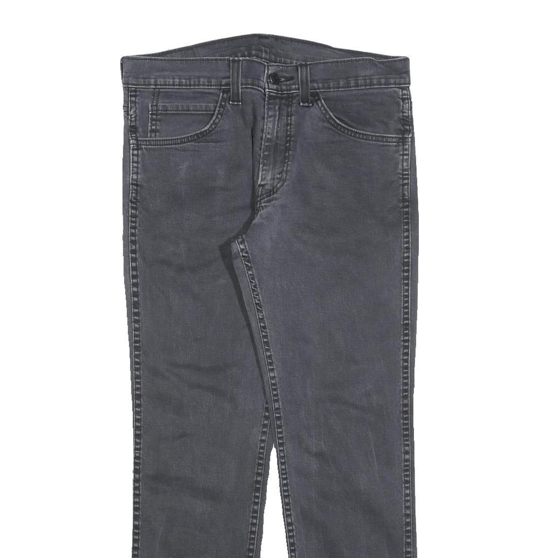 LEVI'S 511 Slim Mens Jeans Black Slim Skinny Denim Medium W32 L30