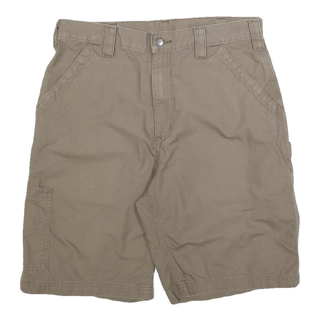 CARHARTT Mens Shorts Beige Casual M W34 Durable Workwear Pockets