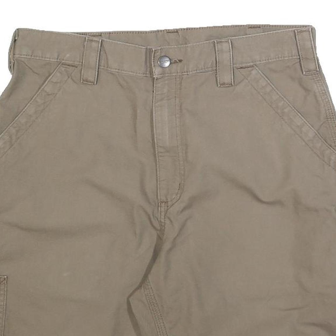 CARHARTT Mens Shorts Beige Casual M W34 Durable Workwear Pockets