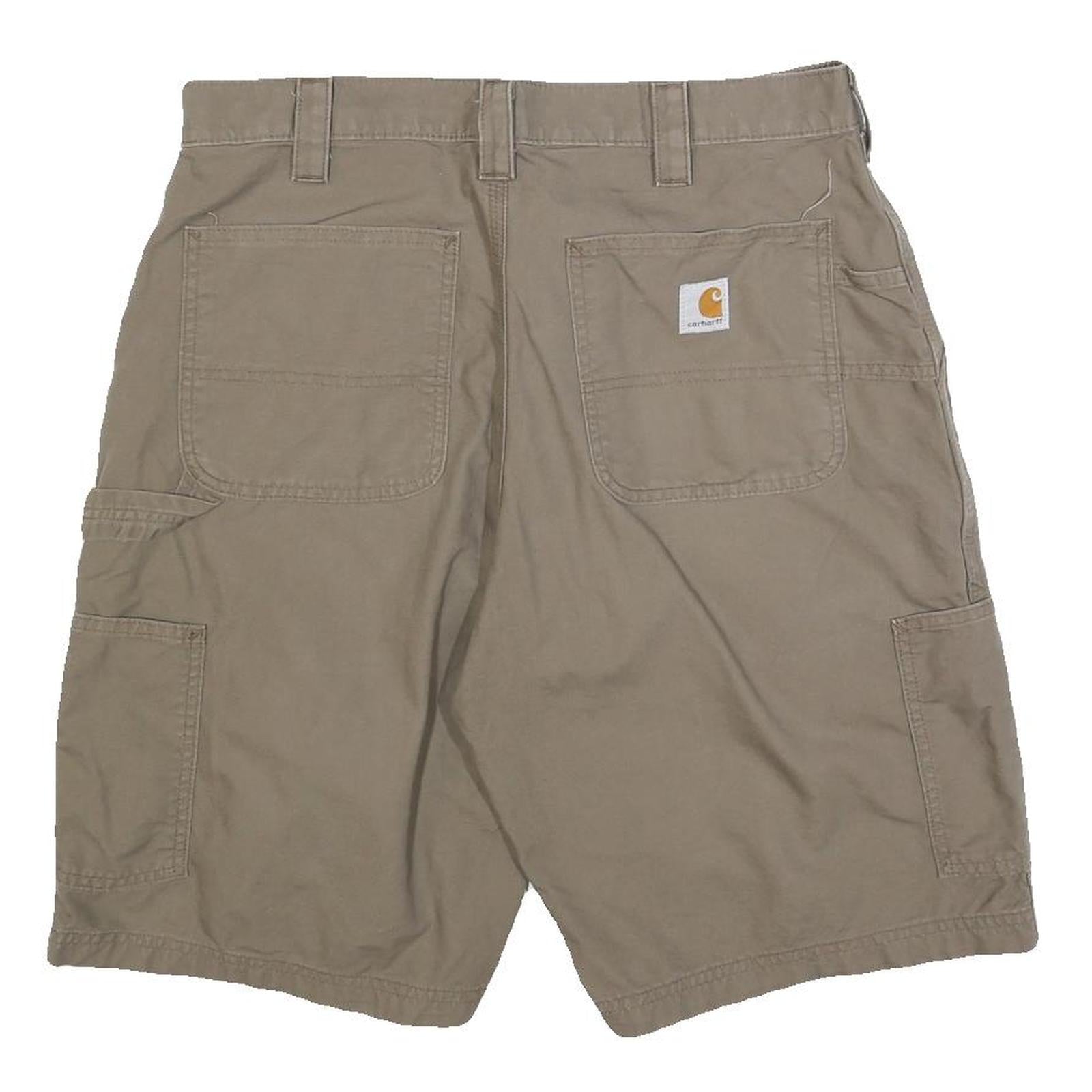 CARHARTT Mens Shorts Beige Casual M W34 Durable Workwear Pockets