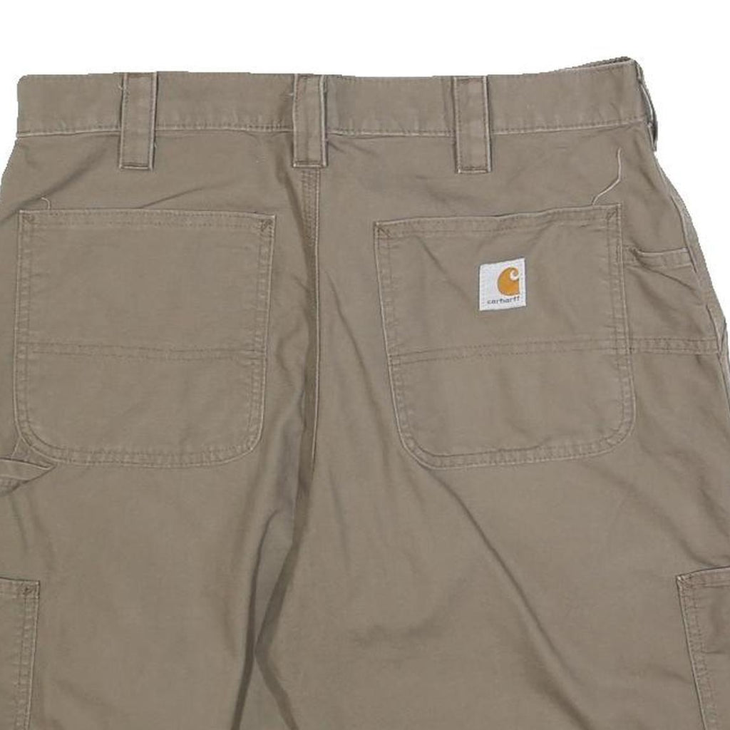 CARHARTT Mens Shorts Beige Casual M W34 Durable Workwear Pockets
