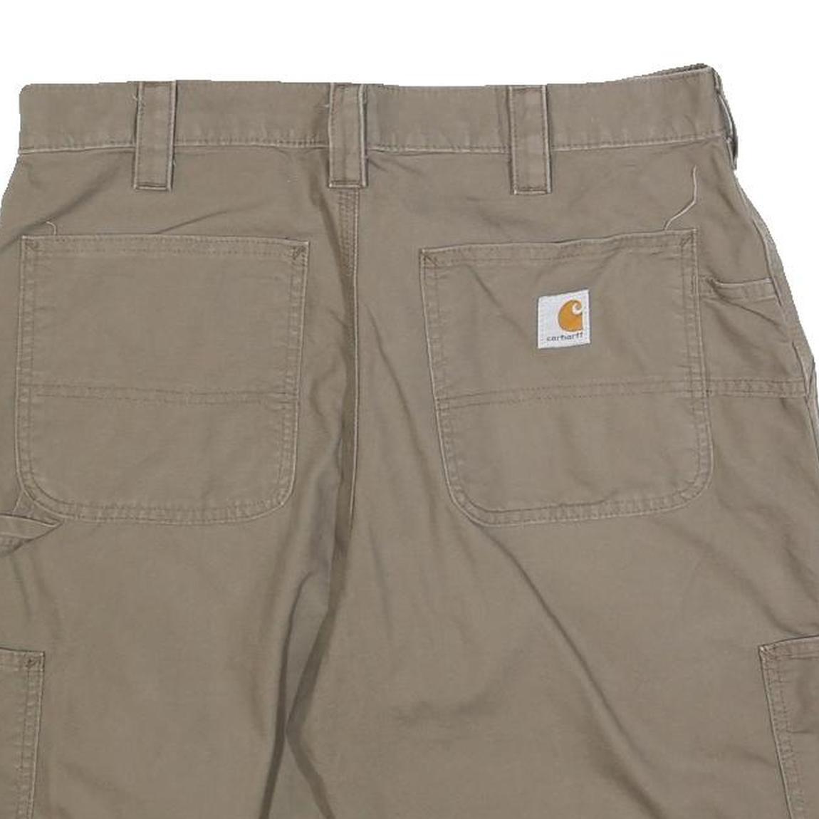 CARHARTT Mens Shorts Beige Casual M W34 Durable Workwear Pockets