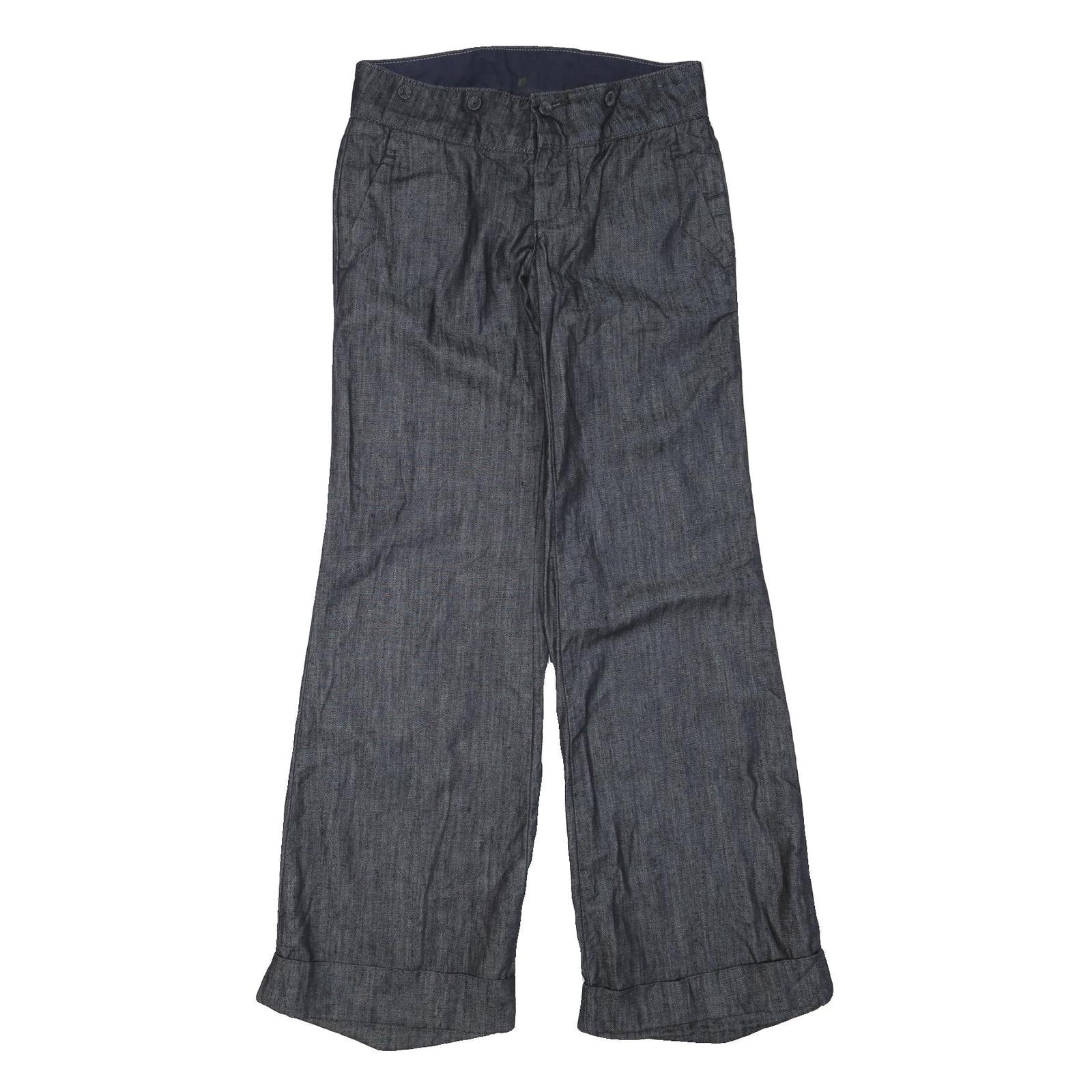 BANANA REPUBLIC Womens Regular Fit Wide Leg Denim Jeans Cotton Blend W30 L32