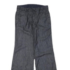 BANANA REPUBLIC Womens Regular Fit Wide Leg Denim Jeans Cotton Blend W30 L32