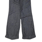 BANANA REPUBLIC Womens Regular Fit Wide Leg Denim Jeans Cotton Blend W30 L32