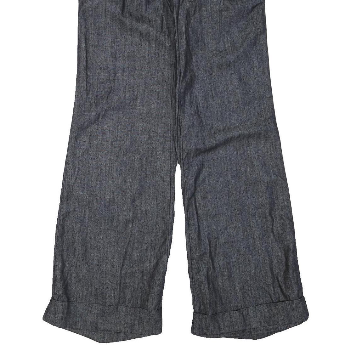 BANANA REPUBLIC Womens Regular Fit Wide Leg Denim Jeans Cotton Blend W30 L32