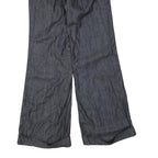 BANANA REPUBLIC Womens Regular Fit Wide Leg Denim Jeans Cotton Blend W30 L32